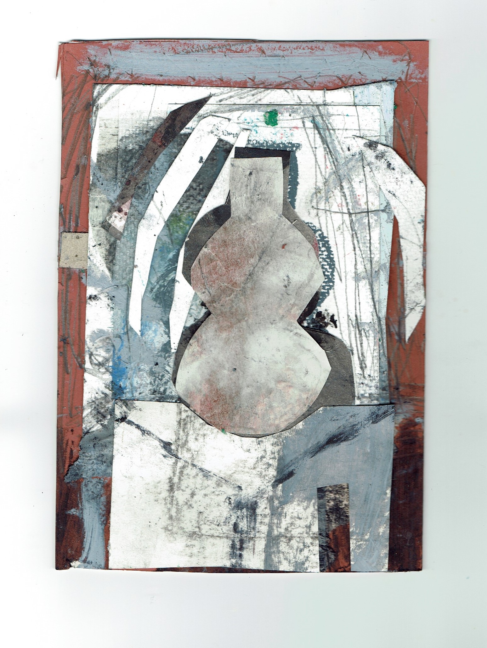 A collection of rectangular cards, each displaying a grid of six square color swatches in various shades of beige, grey, a...